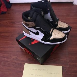 Jordan 1 “ Gold Toe”